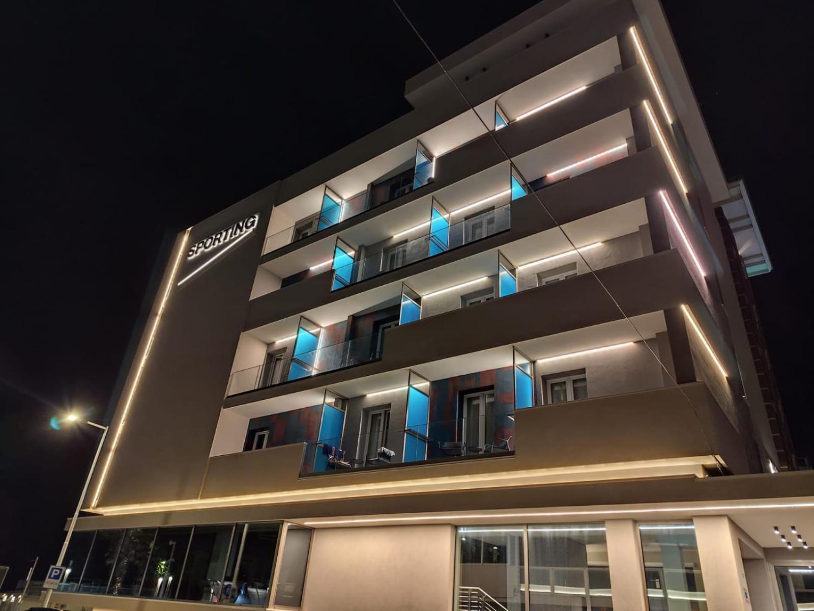 Hotel Sporting Riccione Dış mekan fotoğraf